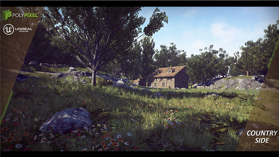Unreal Engine Marketplace - Country Side Pack农村资源包